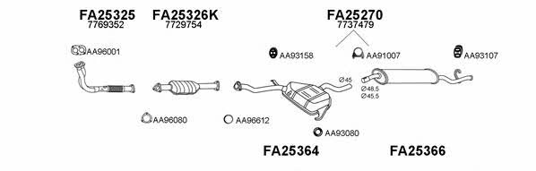  250351 Exhaust system 250351