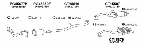 Veneporte 250364 Exhaust system 250364