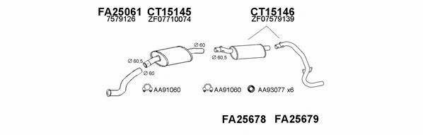  250387 Exhaust system 250387