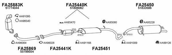  250397 Exhaust system 250397