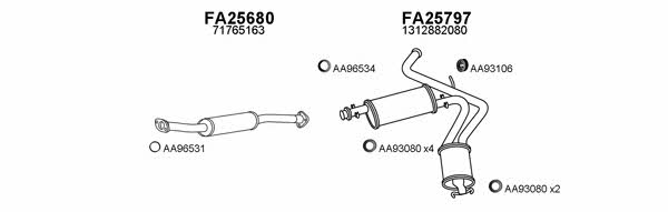  250460 Exhaust system 250460