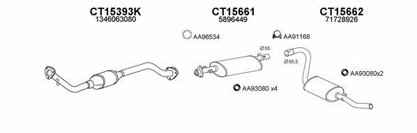  250465 Exhaust system 250465