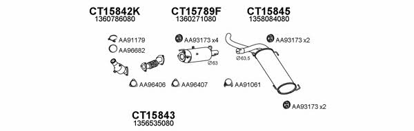 Veneporte 250504 Exhaust system 250504