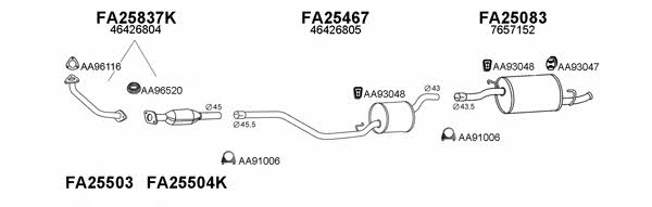 Veneporte 250911 Exhaust system 250911