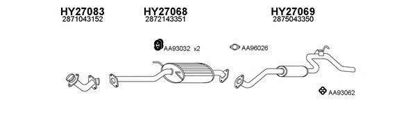  270008 Exhaust system 270008