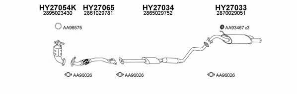  270011 Exhaust system 270011