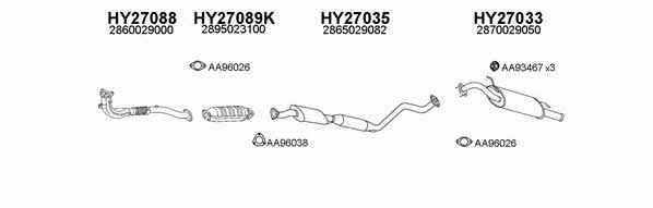  270012 Exhaust system 270012