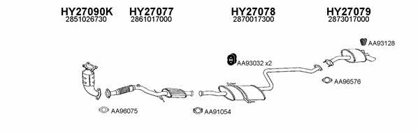  270013 Exhaust system 270013