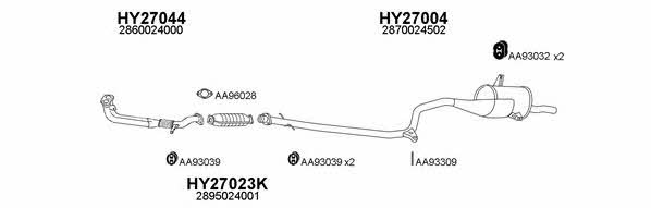  270015 Exhaust system 270015