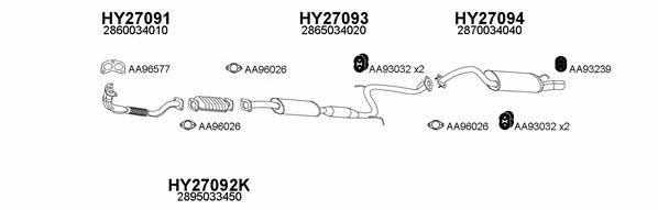  270017 Exhaust system 270017