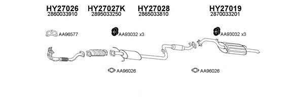  270018 Exhaust system 270018