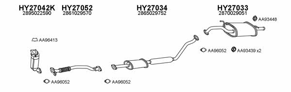  270021 Exhaust system 270021