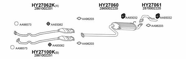  270025 Exhaust system 270025