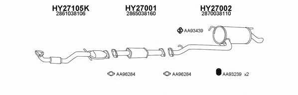 270027 Exhaust system 270027