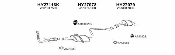  270033 Exhaust system 270033