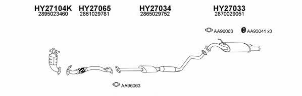  270034 Exhaust system 270034