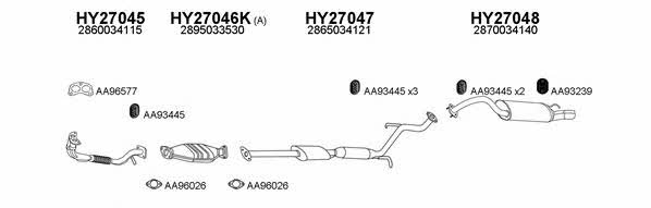  270035 Exhaust system 270035