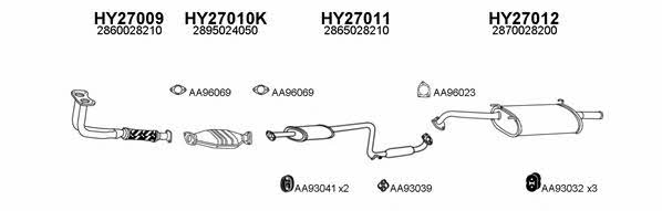  270036 Exhaust system 270036