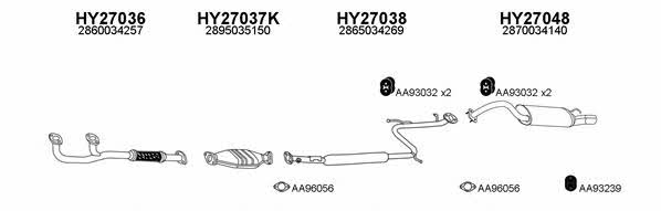 270037 Exhaust system 270037