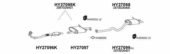  270041 Exhaust system 270041
