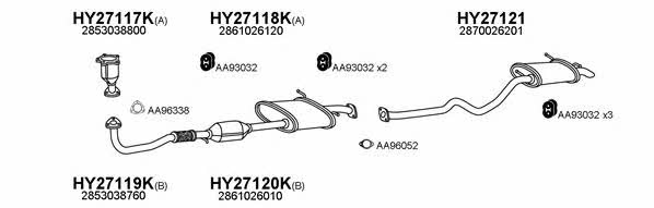  270044 Exhaust system 270044