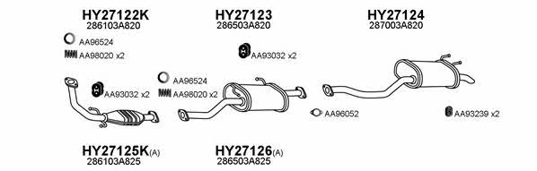  270045 Exhaust system 270045