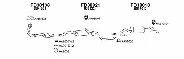 Veneporte 300012 Exhaust system 300012