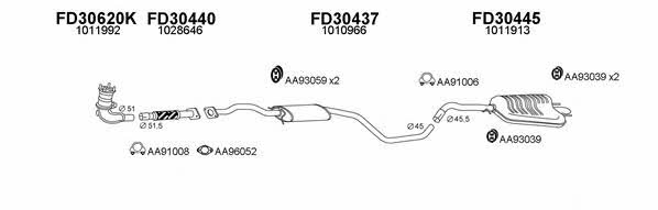 Veneporte 300023 Exhaust system 300023