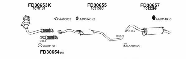  300029 Exhaust system 300029
