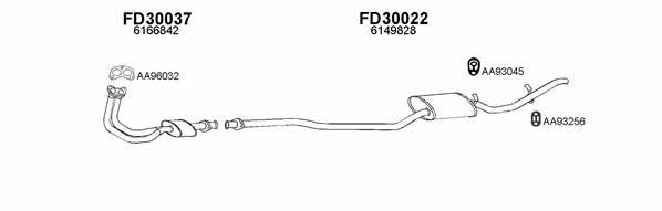  300033 Exhaust system 300033