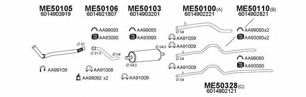 Veneporte 500212 Exhaust system 500212