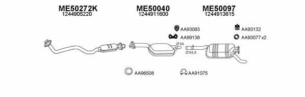  500221 Exhaust system 500221