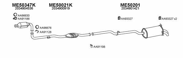  500222 Exhaust system 500222