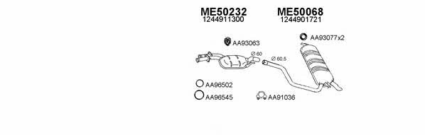  500223 Exhaust system 500223