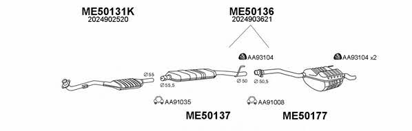  500224 Exhaust system 500224