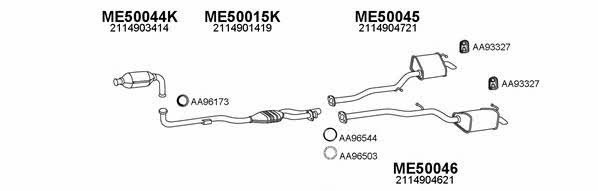  500228 Exhaust system 500228