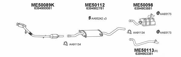 500232 Exhaust system 500232