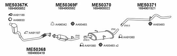  500244 Exhaust system 500244