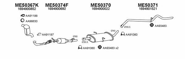  500247 Exhaust system 500247