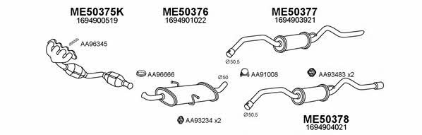  500253 Exhaust system 500253