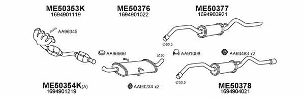  500254 Exhaust system 500254