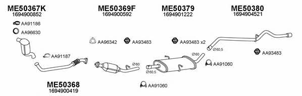  500255 Exhaust system 500255