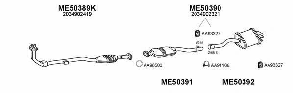  500258 Exhaust system 500258