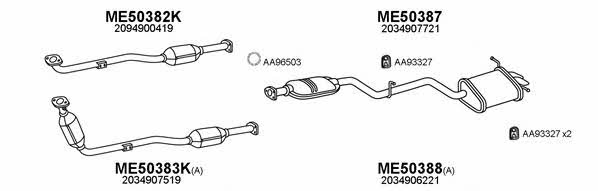  500262 Exhaust system 500262