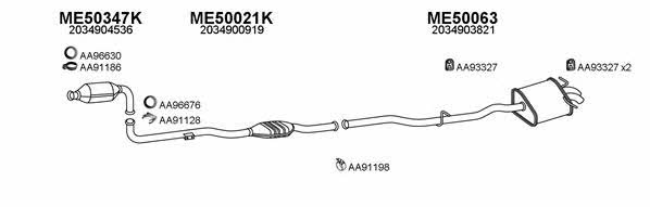  500266 Exhaust system 500266