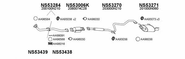  530001 Exhaust system 530001