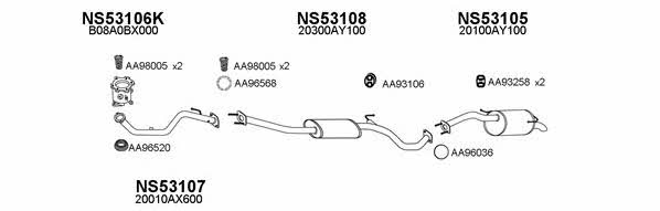  530010 Exhaust system 530010
