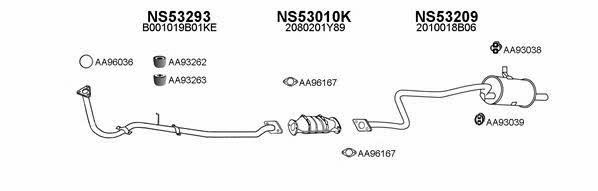  530012 Exhaust system 530012