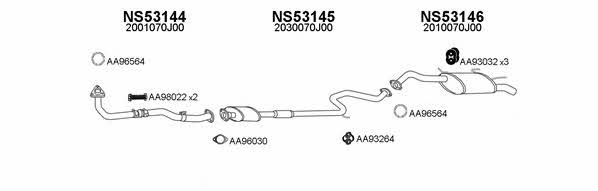  530014 Exhaust system 530014