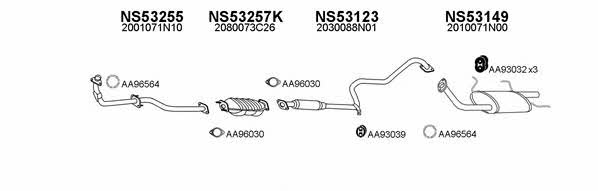  530020 Exhaust system 530020